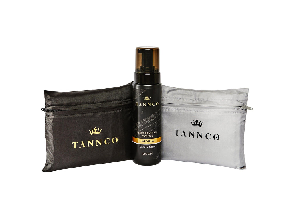 Black/Silver Sheet & Cherry Mousse - Tannco